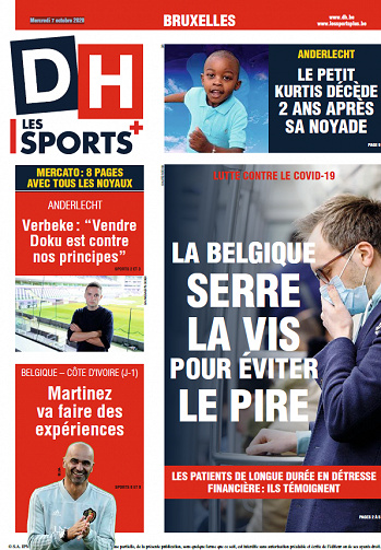 La Dernière Heure-Bruxelles - Mercredi 7 Octobre 2020