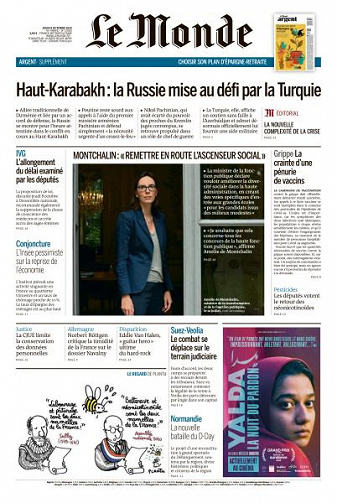 Le Monde du Jeudi 8 Octobre 2020