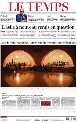 Le Temps - 8 Octobre 2020