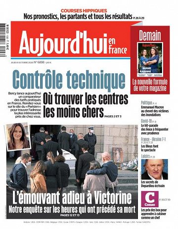 Aujourd’hui en France - 8 Octobre 2020