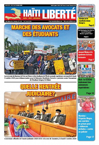 Haïti Liberté - 7 au 13 Octobre 2020