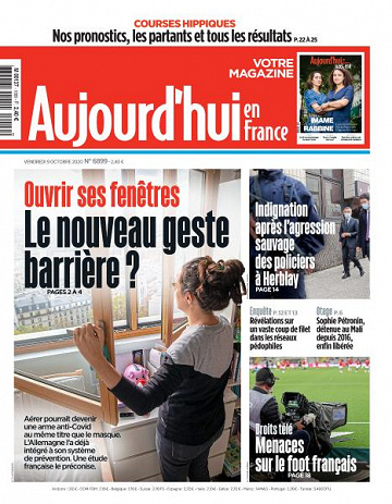 Aujourd’hui en France - 9 Octobre 2020