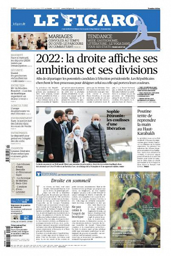 Le Figaro du Samedi 10 et Dimanche 11 Octobre 2020