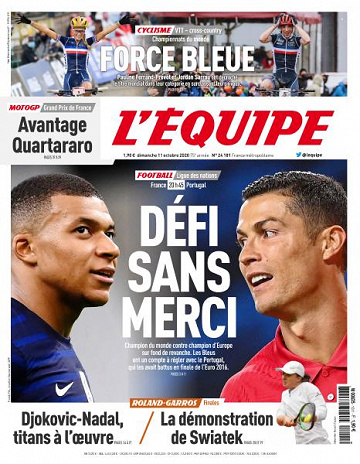 L’equipe du Dimanche 11 Octobre 2020