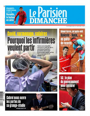 Le Parisien du Dimanche 11 Octobre 2020
