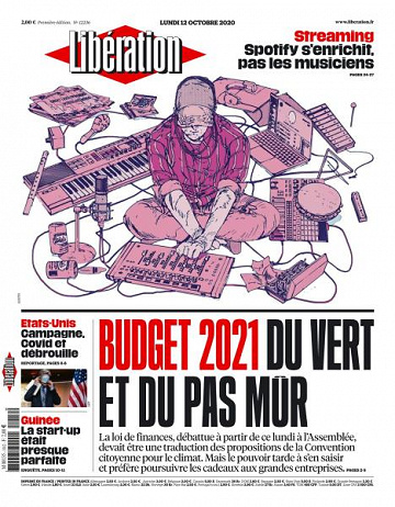 Libération du Lundi 12 Octobre 2020