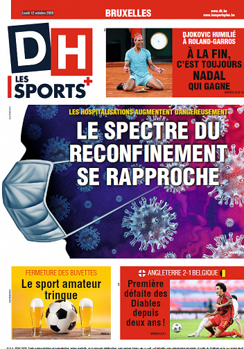 La Dernière Heure-Bruxelles - Lundi 12 Octobre 2020