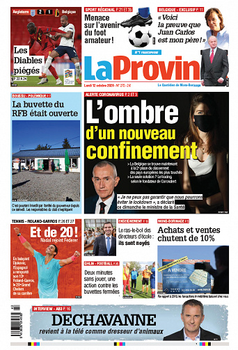 La Province - Lundi 12 Octobre 2020