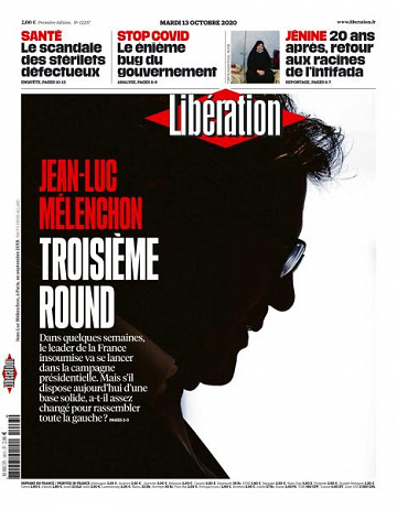 Libération du Mardi 13 Octobre 2020