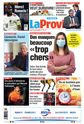 La Province - Jeudi 15 Octobre 2020