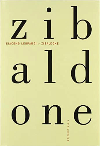 Giacomo Leopardi - Zibaldone
