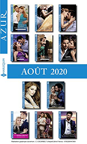 Pack mensuel Azur : 11 romans + 1 gratuit (Août 2020) - Collectif