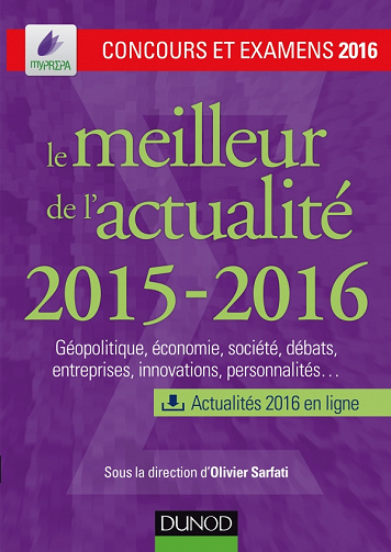 Le meilleur de l’actualité 2015-2016 : Concours et examens 2016