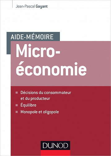Aide-mémoire - Microéconomie