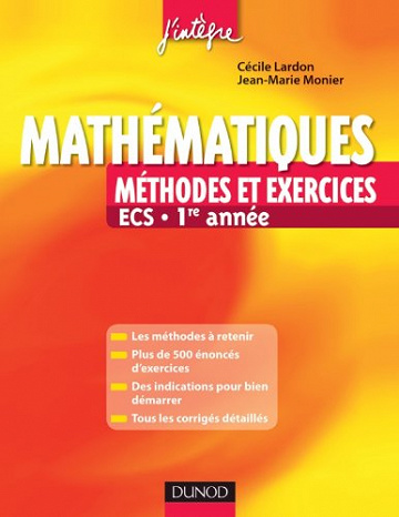 Méthodes et Exercices de Mathématiques PCSI-PTSI