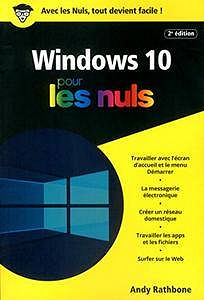 Windows 10 Poche Pour les Nuls, 2e (2017) - Andy RATHBONE