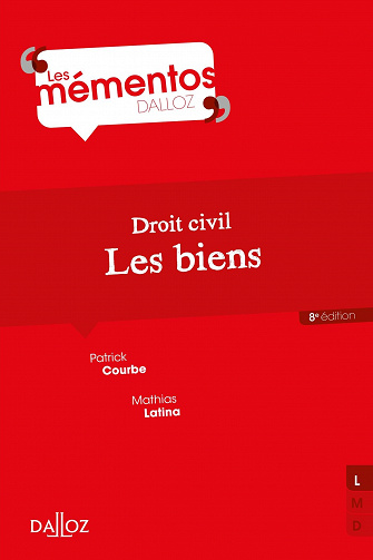 Droit civil : Les biens - 8e éd