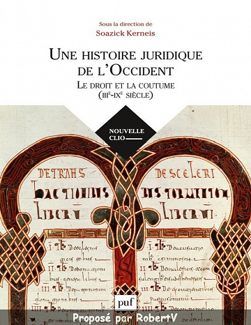 Une histoire juridique de l’Occident - Soazick Kerneis (2018)