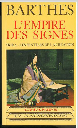 L’empire des signes - Roland Barthes