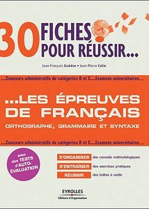 Les épreuves de français concours catégories B et C - Jean-François Guédon, Jean-Pierre Colin