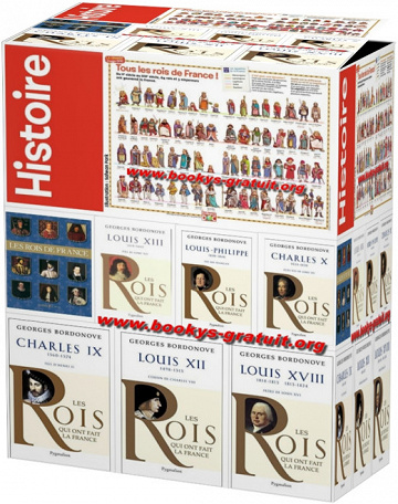 Pack Les Rois de France (55 epubs)