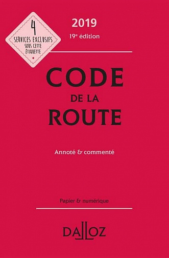 Code (pénal) de la route 2019