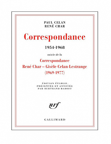 Correspondance - Paul Celan et René Char