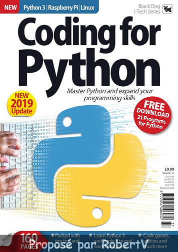 Coding for Python - Vol 37 - 2019
