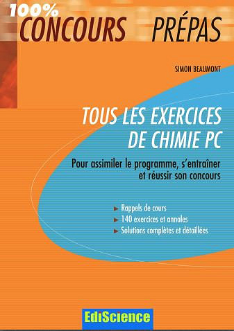 Tous les exercices de Chimie PC - Simon Beaumont