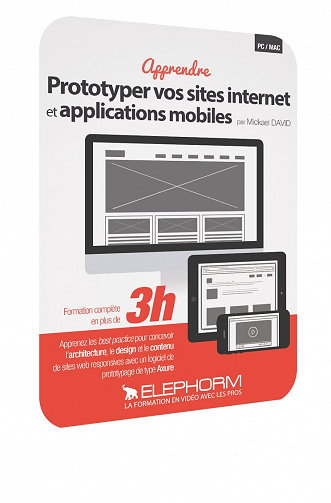 Elephorm – Apprendre à Prototyper – Sites Internet et application