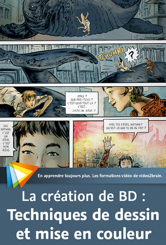 Video2brain - La création de BD : Techniques de dessin et mise en couleur