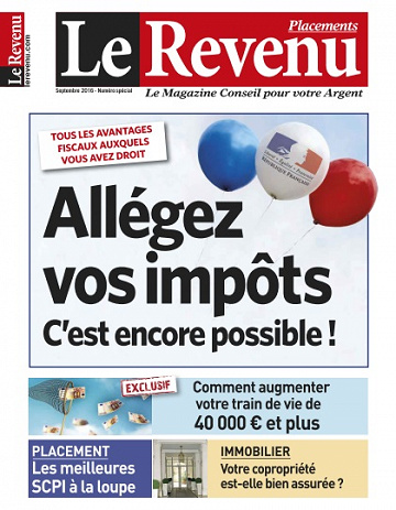 Le Revenu Placements - Septembre 2016