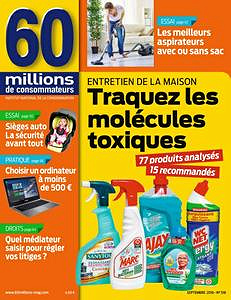 60 millions de consommateurs – Septembre 2016
