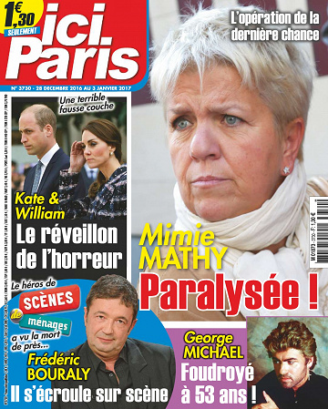 Ici Paris N°3730 - 28 Décembre 2016 au 3 Janvier 2017
