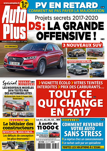 Auto Plus N°1478 - 30 Décembre 2016 au 5 Janvier 2017