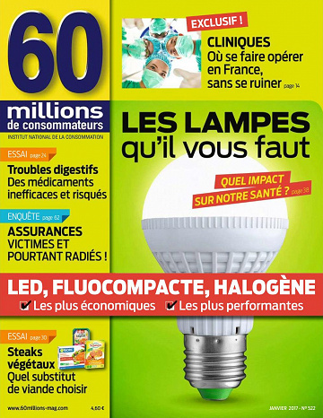 60 millions de consommateurs N°522 - Janvier 2017