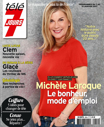 Télé 7 Jours N°2954 - 7 au 13 Janvier 2017
