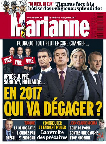 Marianne N°1030 - 6 au 12 Janvier 2017