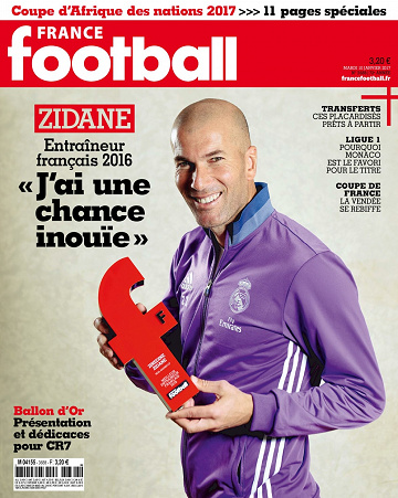France Football N°3688 - 10 Janvier 2017
