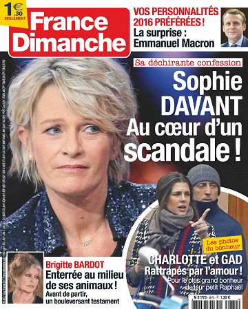 France Dimanche N°3672 - 13 au 19 Janvier 2017