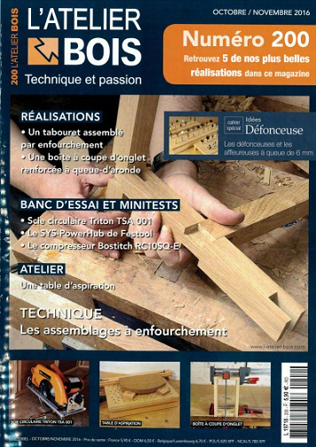 L’Atelier Bois - Octobre/Novembre 2016
