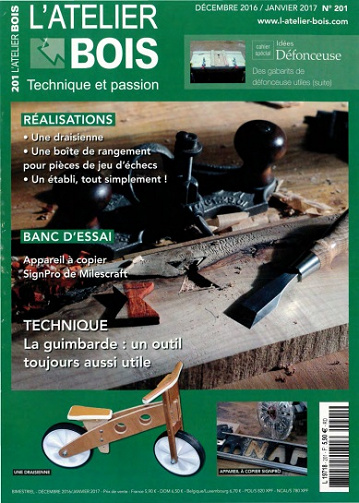 L’Atelier Bois N°173 - Décembre 2016/Janvier 2017