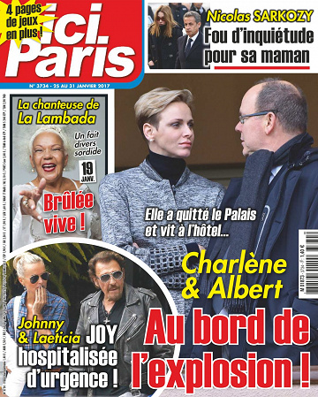 Ici Paris N°3734 - 25 au 31 Janvier 2017
