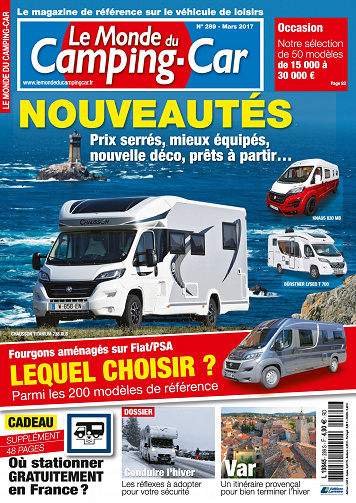 Le Monde du Camping-Car N°289 - Mars 2017