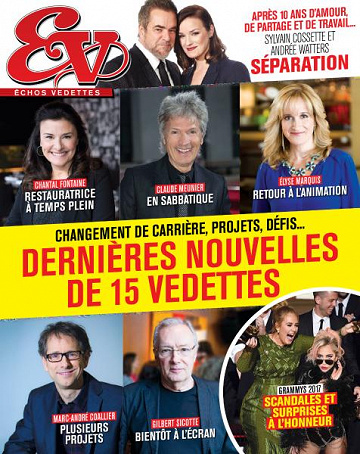 Échos Vedettes - 18 au 24 Février 2017