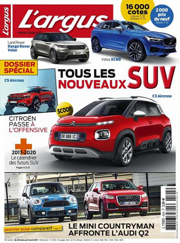 L’argus - Du 30 mars au 12 avril 2017