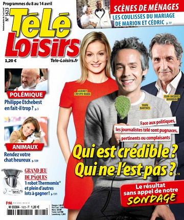 Télé Loisirs - 8 au 14 Avril 2017