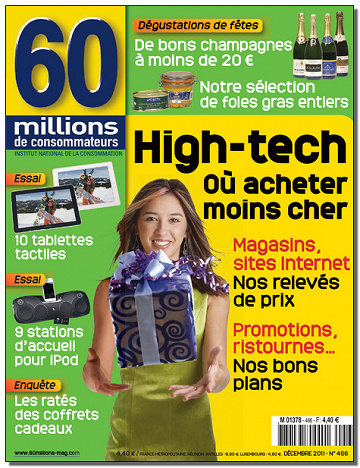 60 Millions de Consommateurs N°466 - High-tech : où acheter moins cher ?