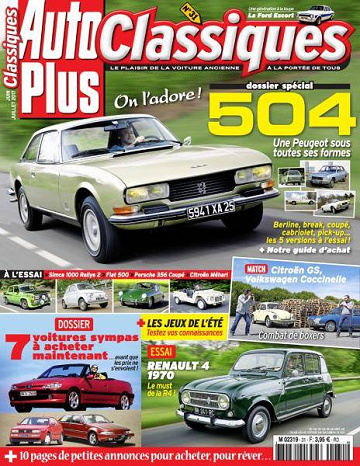 Auto Plus Classiques N°31 - Juin/Juillet 2017