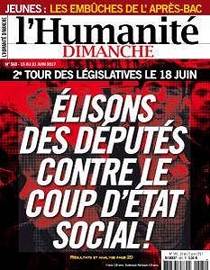 L’Humanité Dimanche - 15 au 21 Juin 2017